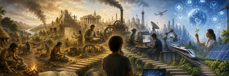 Evolução das tecnologias – da antiguidade ao mundo digital